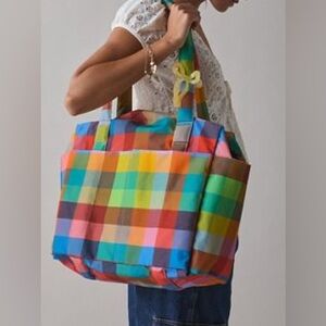 BAGGU Small Cloud Carry-On Bag in Madras